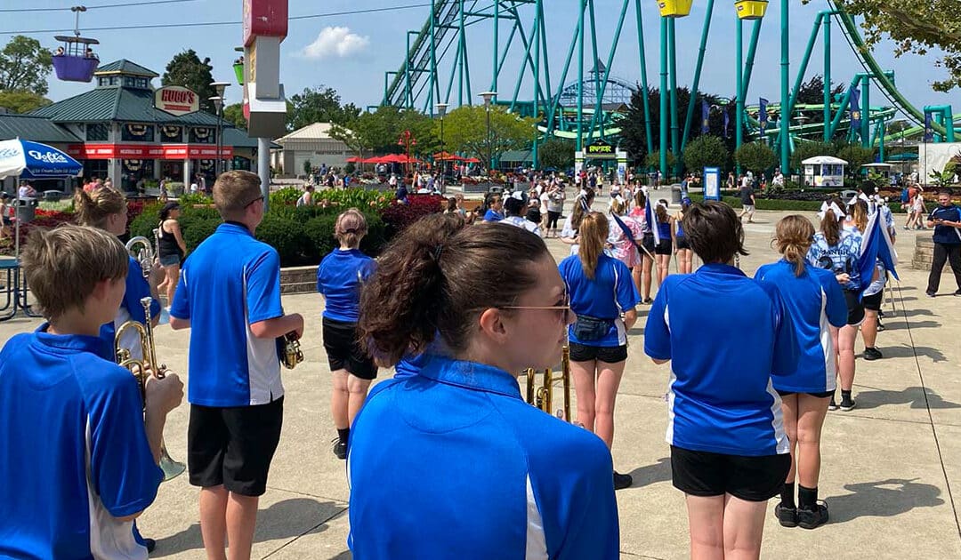 Marching On at Cedar Point