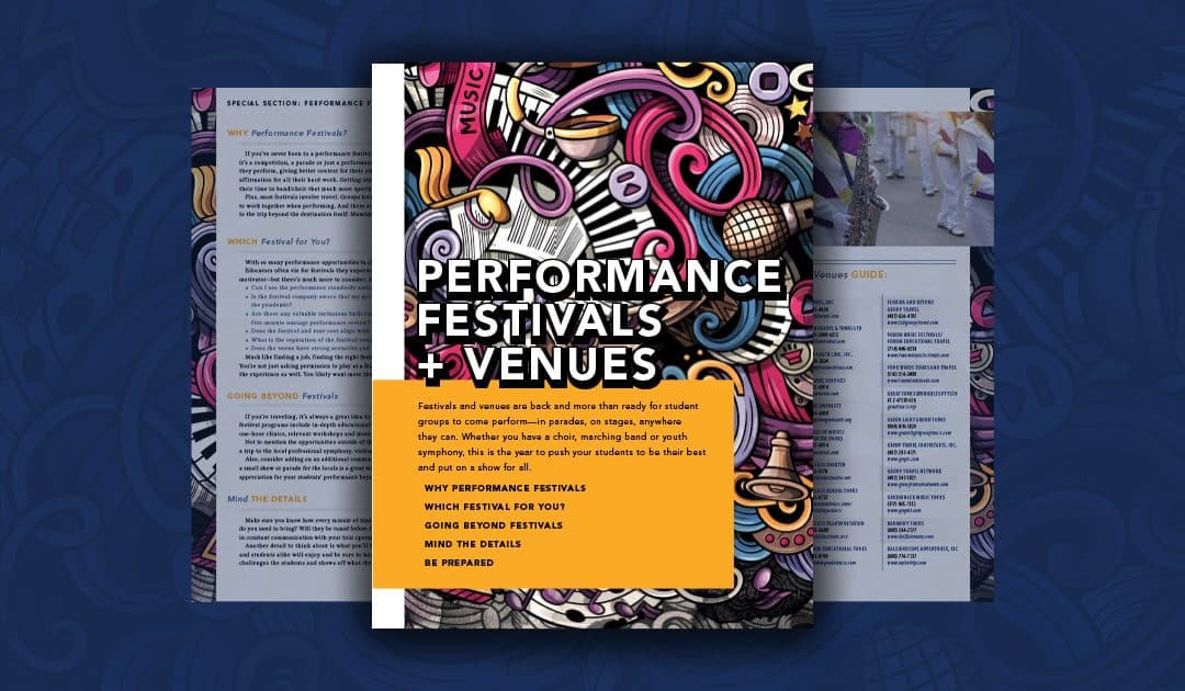 PERFORMANCE FESTIVALS & VENUES