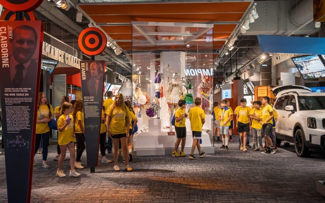 Student Groups Score Big at the College Football Hall of Fame