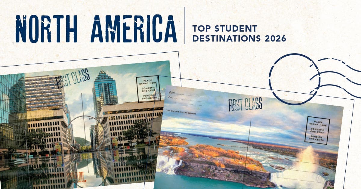 Top 10 Student Destinations 2026: North America